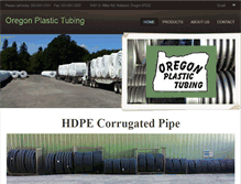 Tablet Screenshot of oregonplastictubing.com